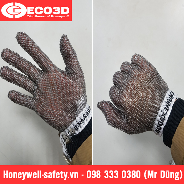 găng tay chống cắt inox - eco3d