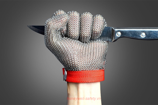 găng tay chống cắt sợi thép