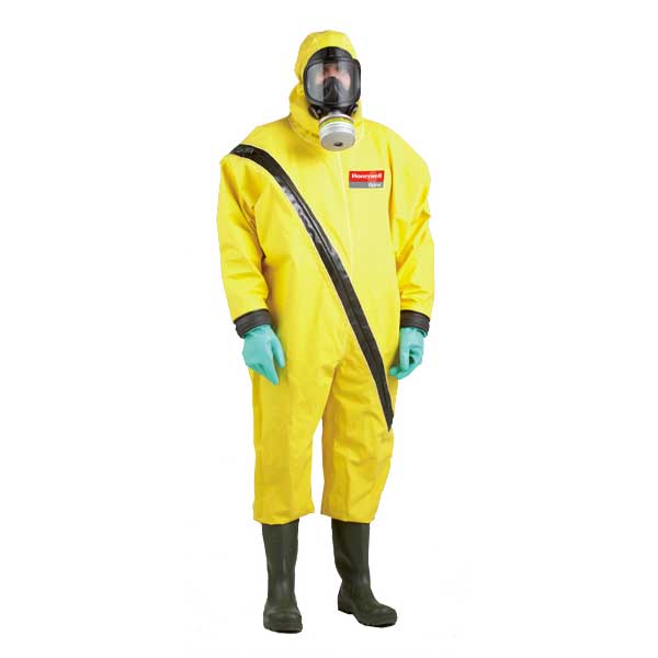 Bộ quần áo tuần tra bảo vệ hóa chất có bình thở