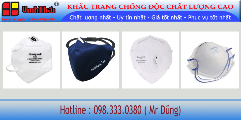 Khẩu trang chống độc chất lượng cao