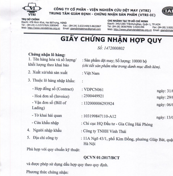 Giấy chứng nhận