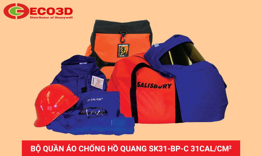 Bộ quần áo chống hồ quang điện KIT-31 CAL – Giải pháp bảo vệ an toàn từ Salisbury