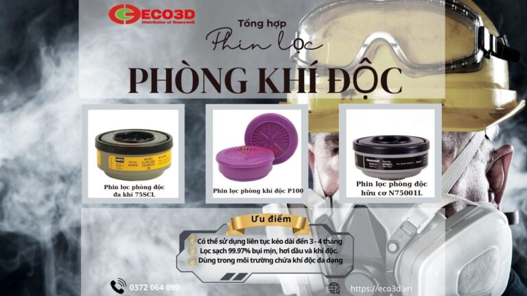 Phin lọc khí trong mặt nạ phòng độc – Có thể tái sử dụng được không?