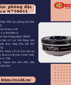 Phin lọc phòng độc hữu cơ N75001L