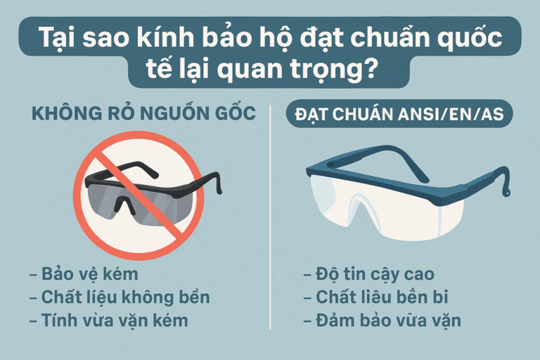 Tại Sao Kính Bảo Hộ Đạt Chuẩn Quốc Tế Lại Quan Trọng?