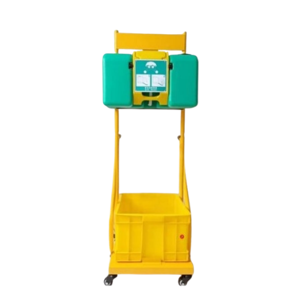 Bồn rửa mắt khẩn cấp di động Haws 7501 có xe đẩy