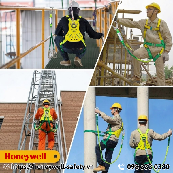 Dây đai an toàn toàn thân 2 móc nhôm dây nhún VINAB-A002-04 - Ảnh 3