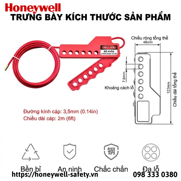Khóa cáp tay nắm PROLOCKEY CB05