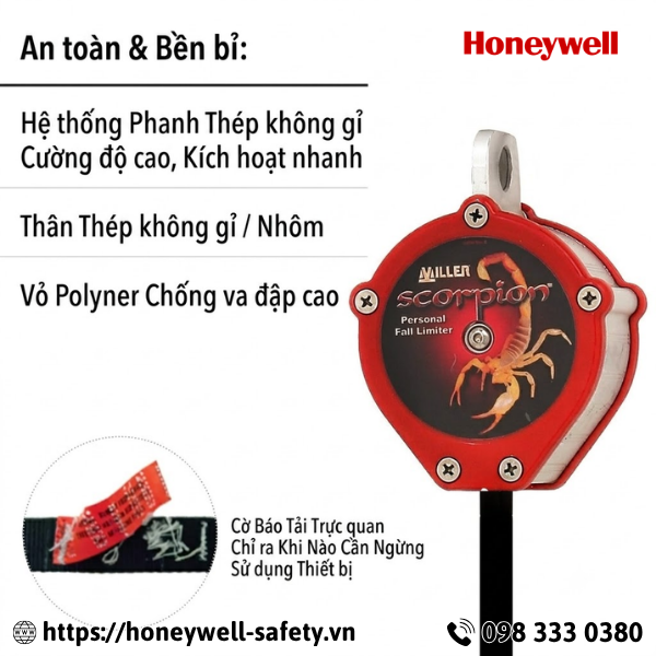 Khóa hãm chống rơi Miller PFL-2-Z7/9FT - Ảnh 3