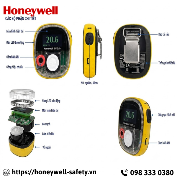 Máy dò khí Honeywell BW Solo CO
