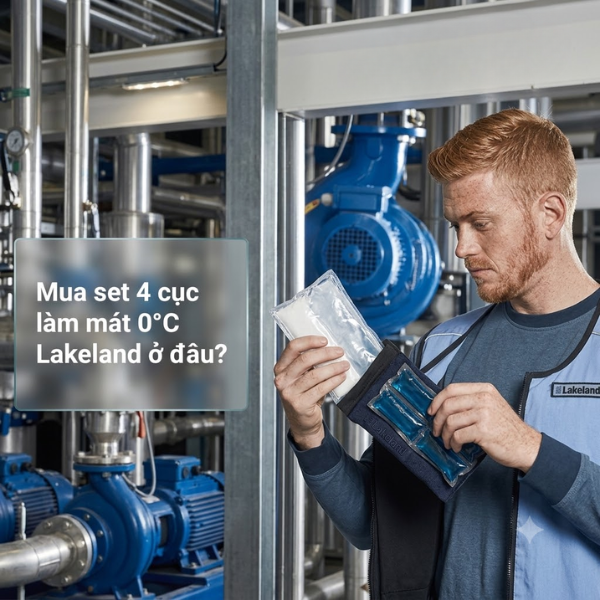 Set 4 cục lạnh cho áo làm mát Cool Vest Lakeland