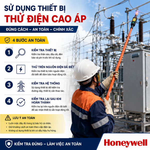 Cách sử dụng và bảo quản thiết bị thử điện
