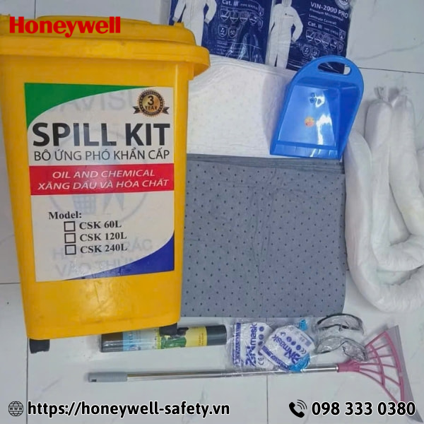 Bộ ứng cứu sự cố tràn hóa chất 30L