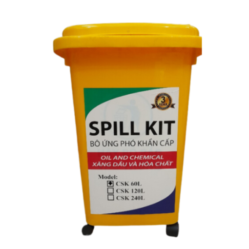 Bộ ứng cứu tràn dầu và hóa chất 60L CSK-60KT