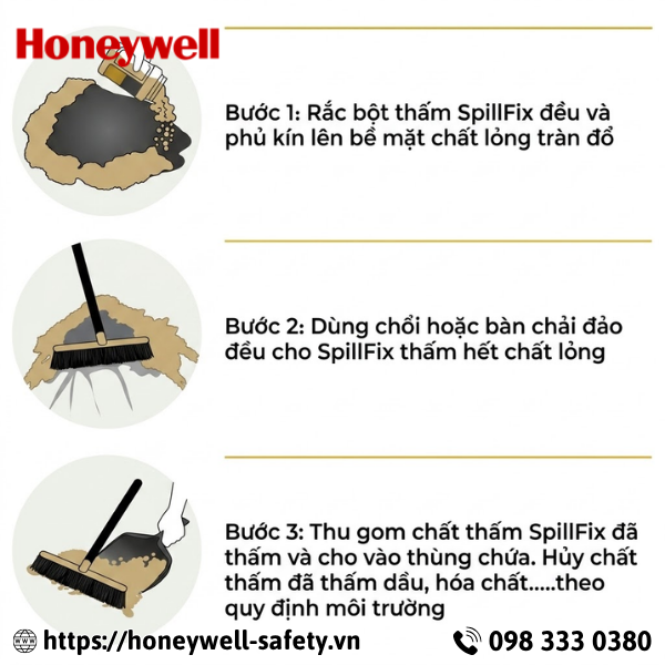 Bột thấm dầu và hóa chất SpillFix SP003