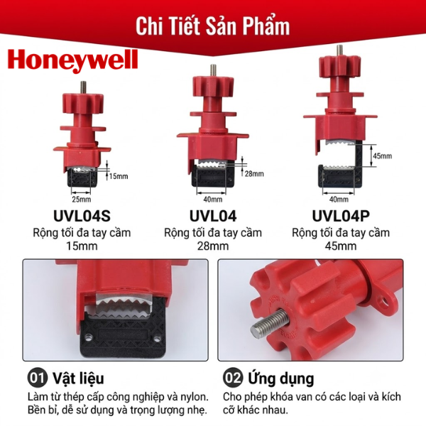 Khóa kẹp van bướm đa năng UVL04P PROLOCKEY