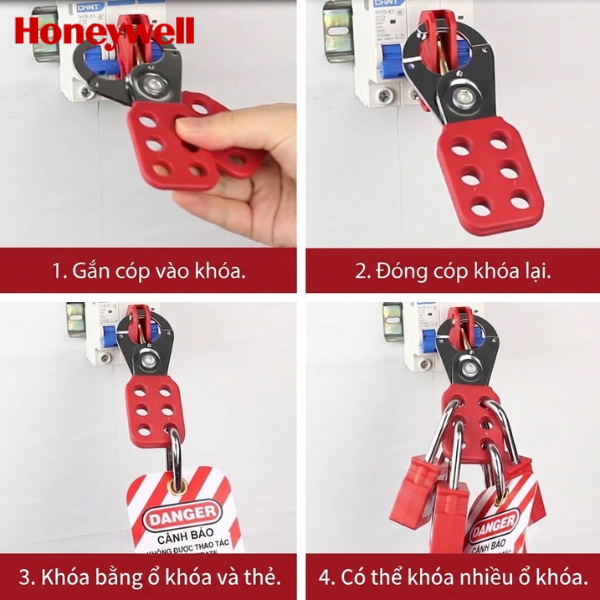 Khóa nhóm 6 lỗ hàm thép 25mm SH01 PROLOCKEY