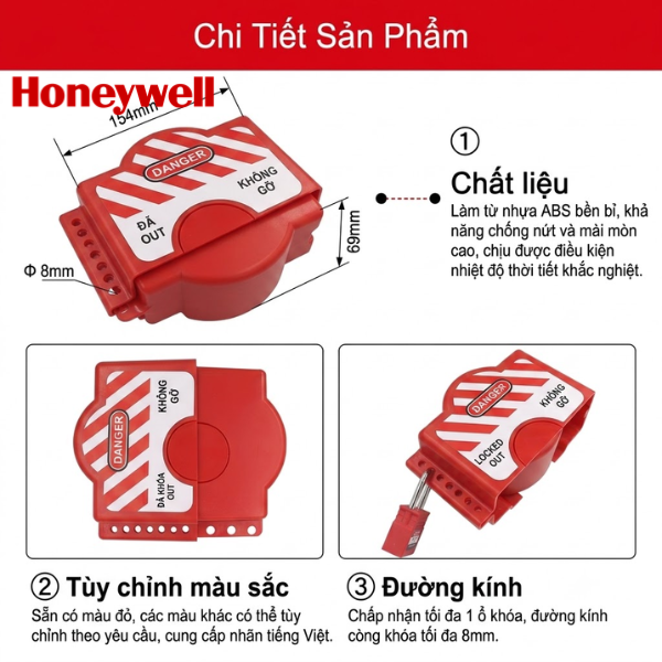 Khóa van mặt bích PROLOCKEY FBVL01
