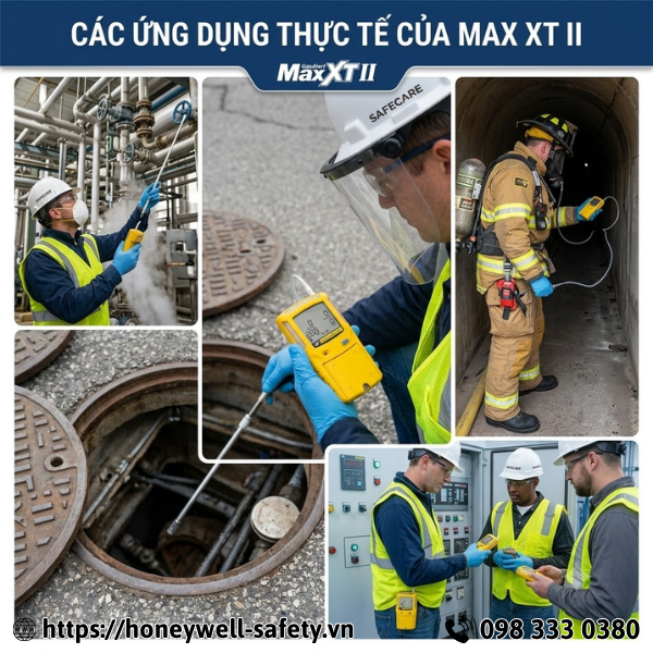 Máy dò 4 khí Honeywell BW Max XT II