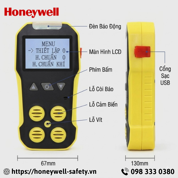 Máy đo đa khí cầm tay BH-4A BOSEAN