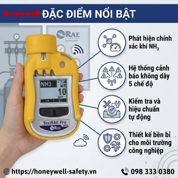 Máy đo đơn khí Honeywell ToxiRAE Pro PGM-1860