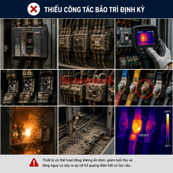 Thiếu công tác bảo trì định kỳ