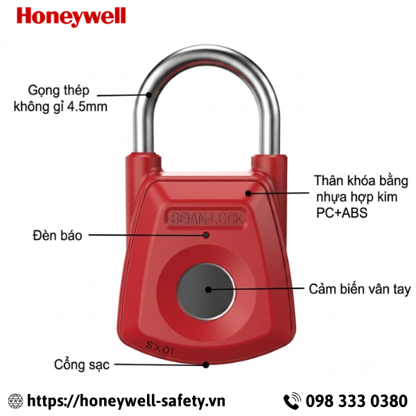 Ổ khóa vân tay thông minh BEIAN BA-SX01