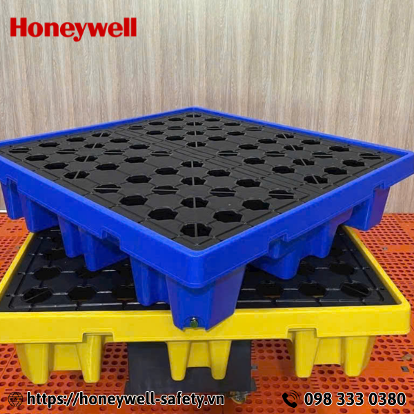 Pallet chống tràn hóa chất 4 phuy 1300 × 1300 × 300mm - Ảnh 4
