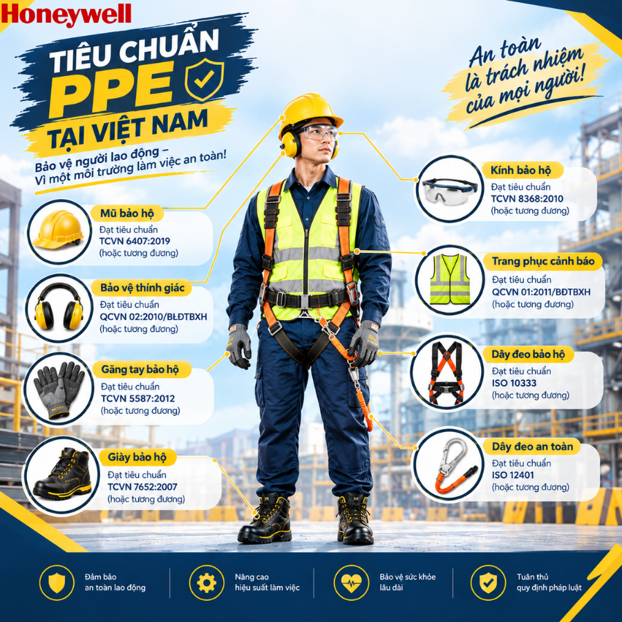 Những tiêu chuẩn PPE tại việt nam