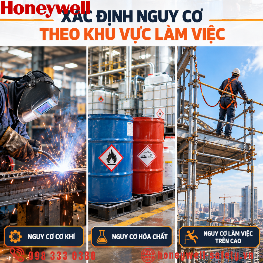 Xác định nguy cơ theo khu vực làm việc