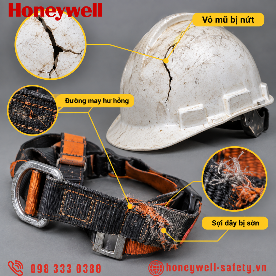 Dấu hiệu cho thấy PPE cần thay ngay
