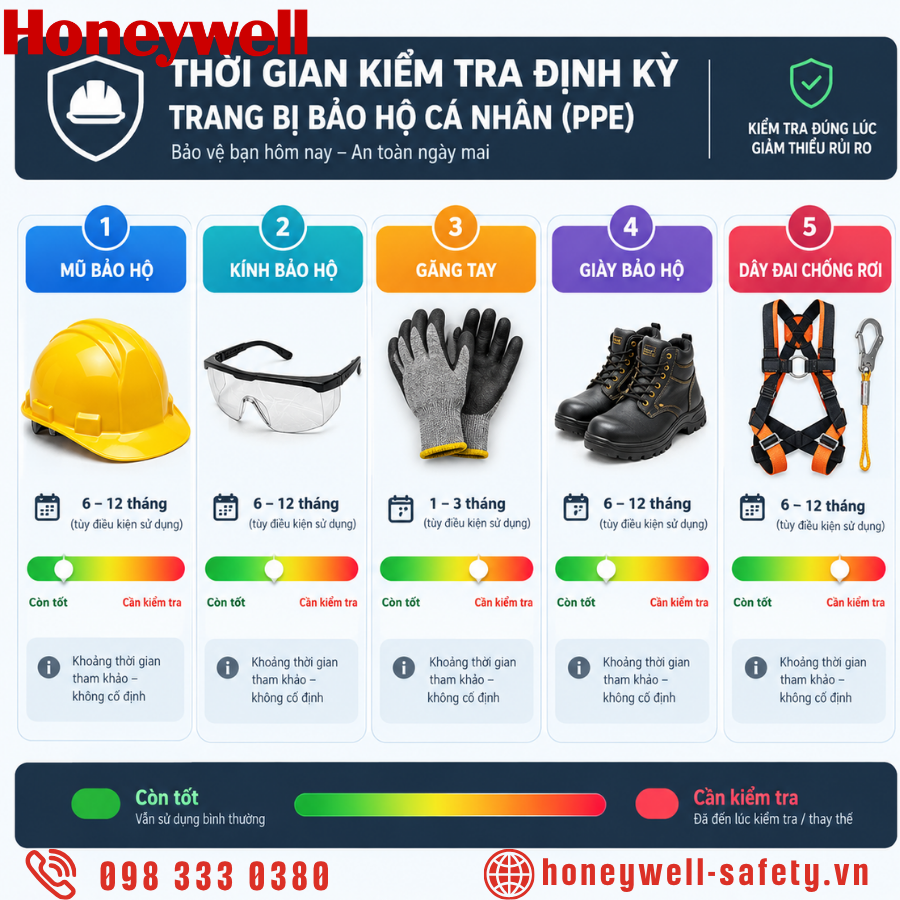 Thời gian kiểm tra định kỳ