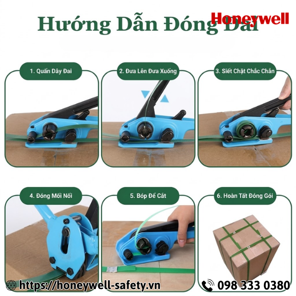 Dụng cụ siết dây đai composite JPQ25