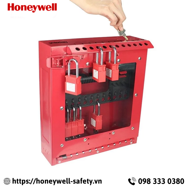 Hộp khóa nhóm LOTO 12 người gắn tường PROLOCKEY LK52