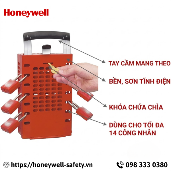 Hộp khóa nhóm an toàn 14 người PROLOCKEY LK21