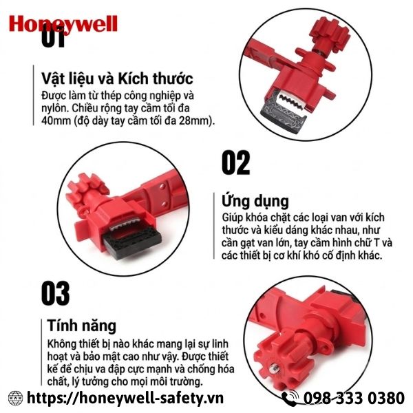 Khóa van bi đa năng hai cánh tay chặn PROLOCKEY UVL02