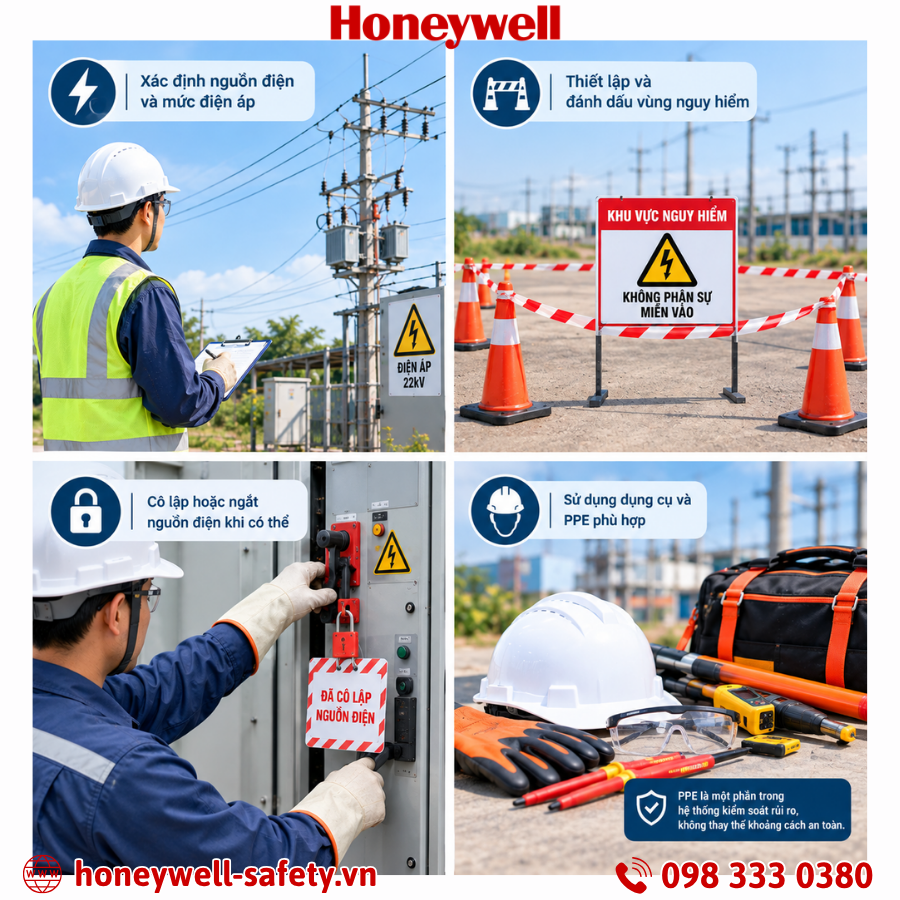 Incident energy liên quan gì đến khoảng cách làm việc?
