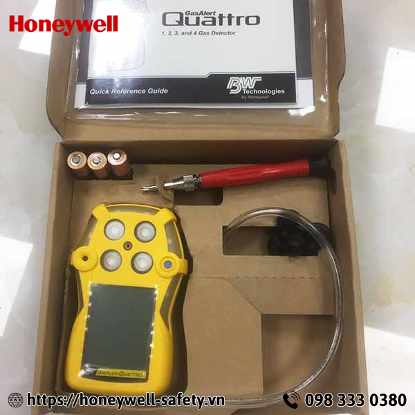 Máy dò 4 khí GasAlert QUATTRO HONEYWELL