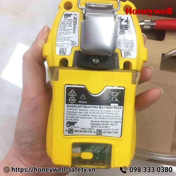 Máy dò 4 khí GasAlert QUATTRO HONEYWELL