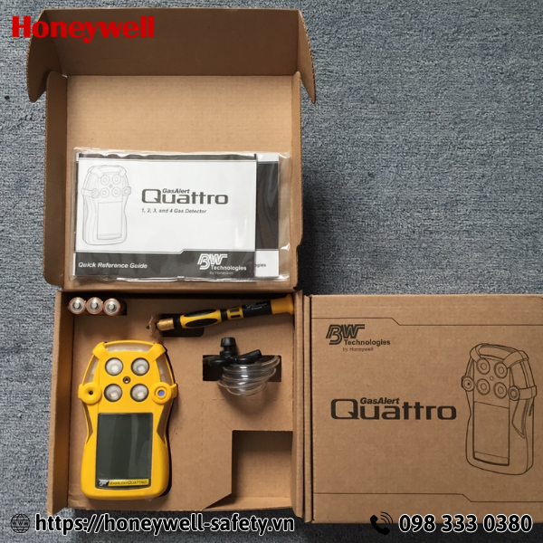 Máy dò 4 khí GasAlert QUATTRO HONEYWELL