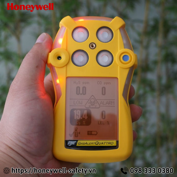 Máy dò 4 khí GasAlert QUATTRO HONEYWELL