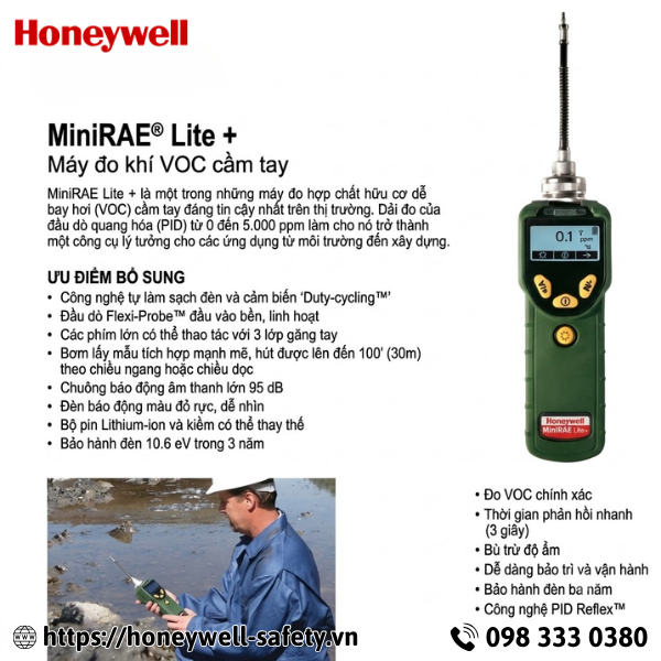 Máy đo khí hữu cơ MINIRAE LITE PGM-7300