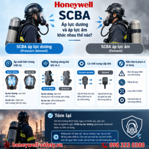 SCBA áp lực dương và áp lực âm: Nguyên lý hoạt động khác nhau thế nào?