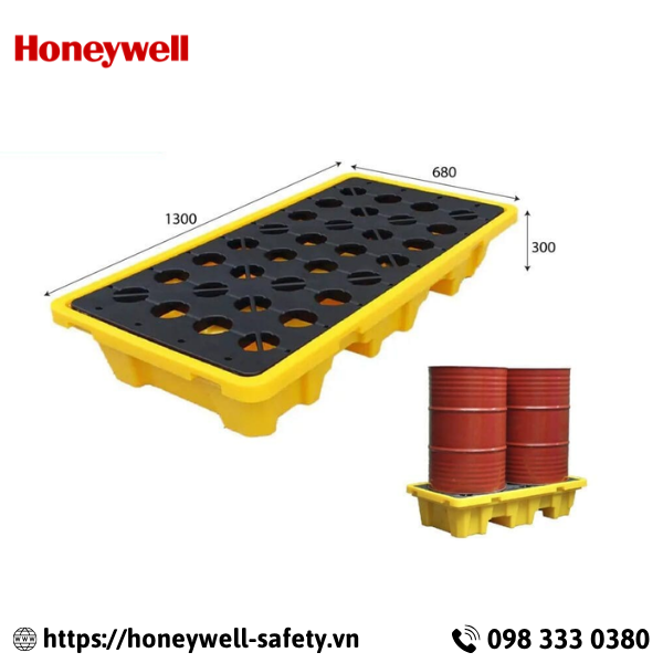 Pallet chống tràn hóa chất SPL-136830C-2T