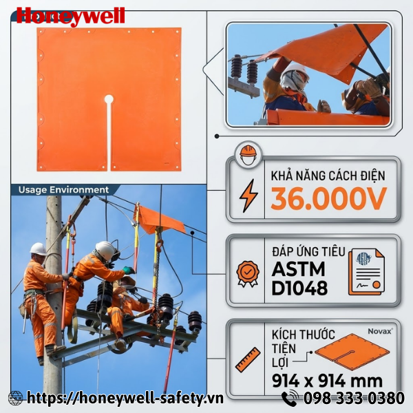 Thảm cách điện Novax Class 4 T-RIB/06 36kV