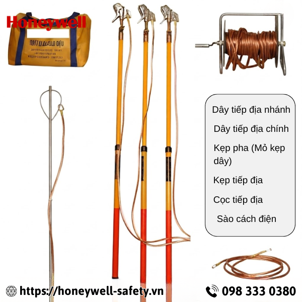 Tiếp địa 3 pha di động 110kV VICADI