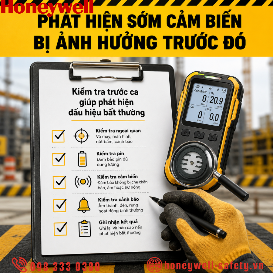 Kiểm tra máy đo khí trước khi làm việc – vì sao quan trọng?