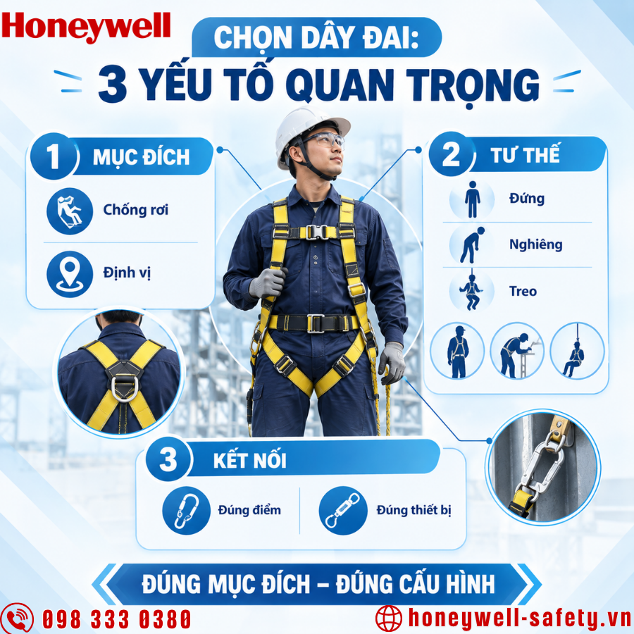 Những yếu tố cần xem xét khi lựa chọn dây đai