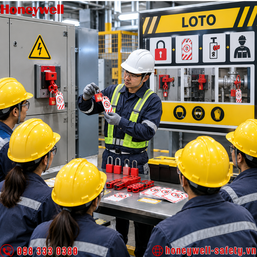 Quy trình thực hiện LOTO trong công tác bảo trì máy móc