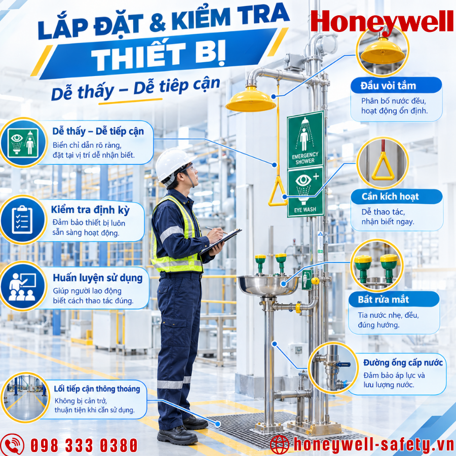 Lắp đặt và kiểm tra thiết bị